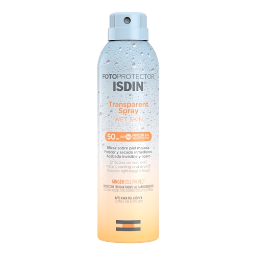 Isdin - Fotoproteccion Wet Skin Transparent Spray SPF50+