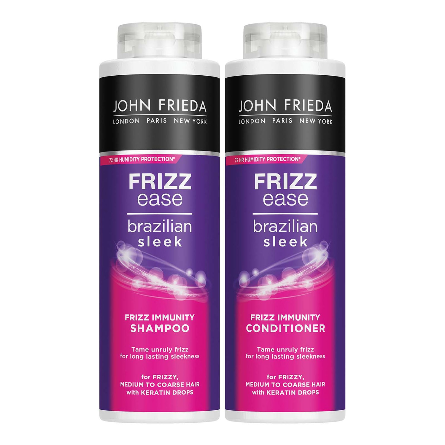 Frizz Ease Brazilian Sleek Frizz Immunity Shampoo & Conditioner
