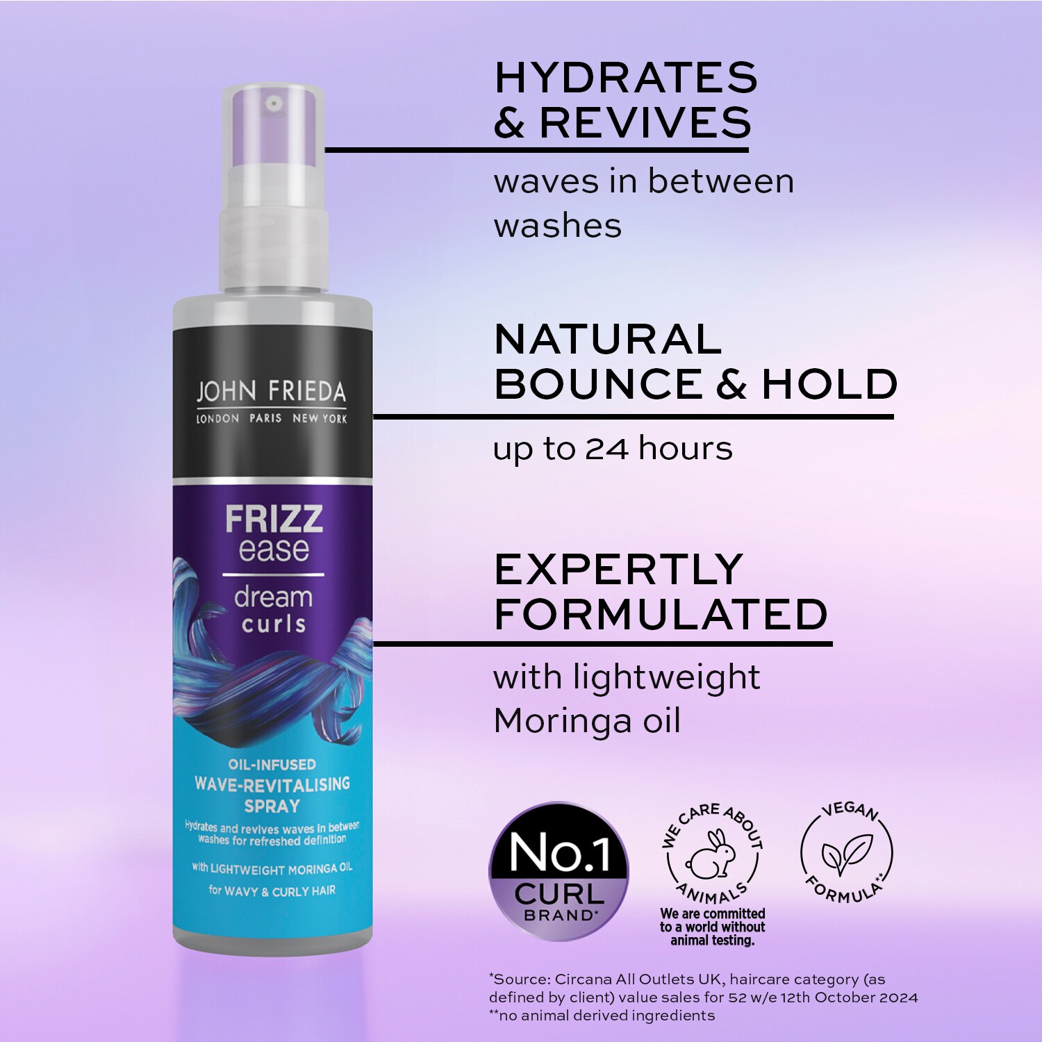 Frizz Ease Dream Curls Wave Revitalising Spray