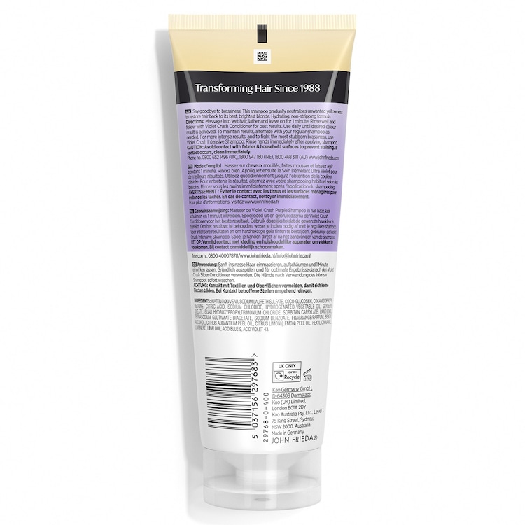 Violet Crush Shampoo - Sampon pentru par blond
