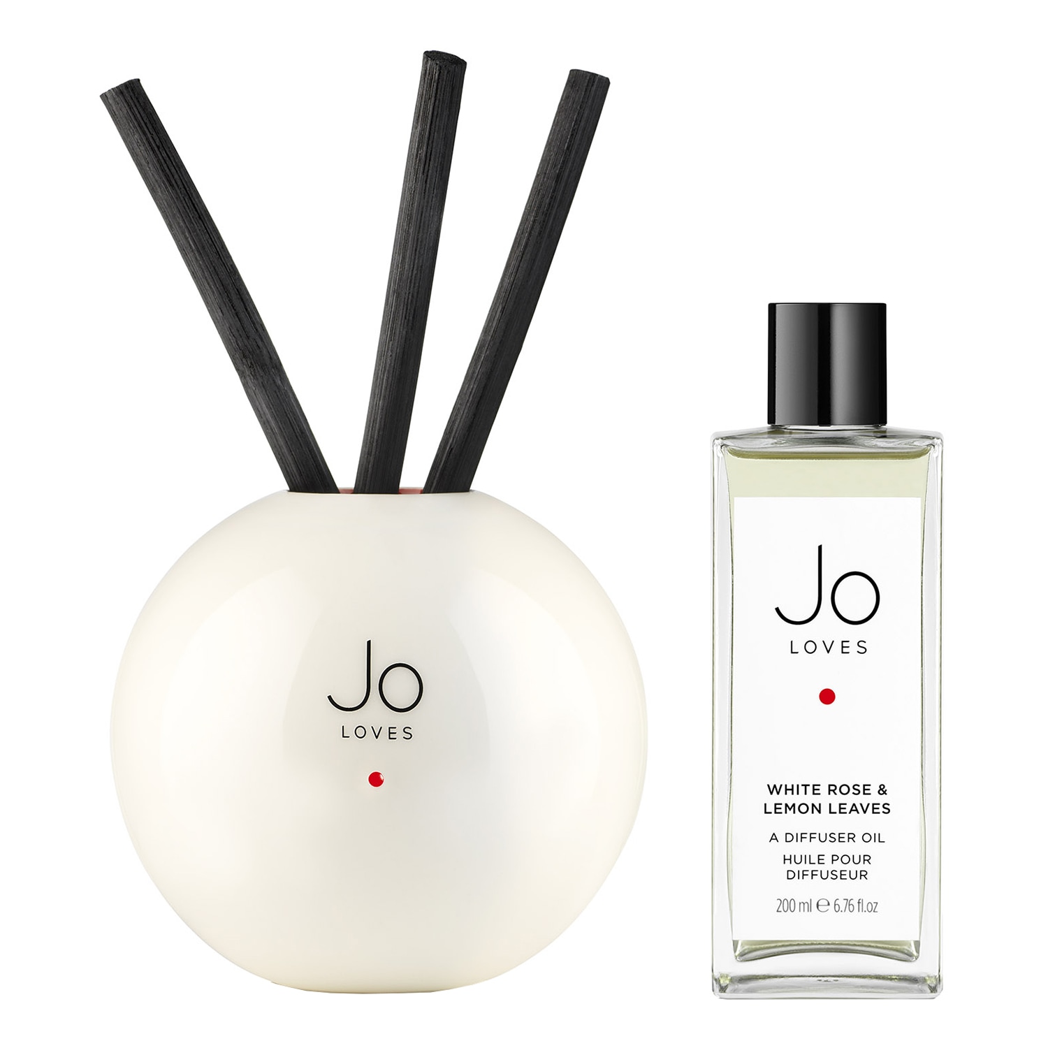White Rose & Lemon Leaves A Fragrance Diffuser