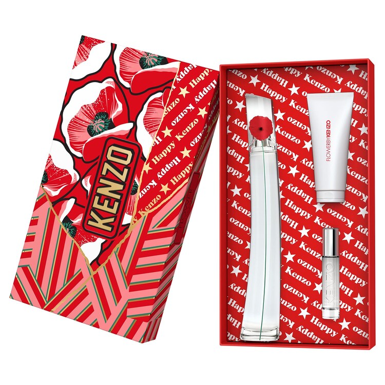 FLOWER BY KENZO - Gift Set Eau de Parfum para mujer + Travel Spray + Body Milk