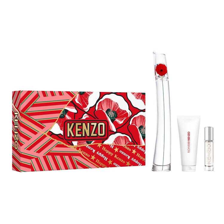 FLOWER BY KENZO - Gift Set Eau de Parfum para mujer + Travel Spray + Body Milk