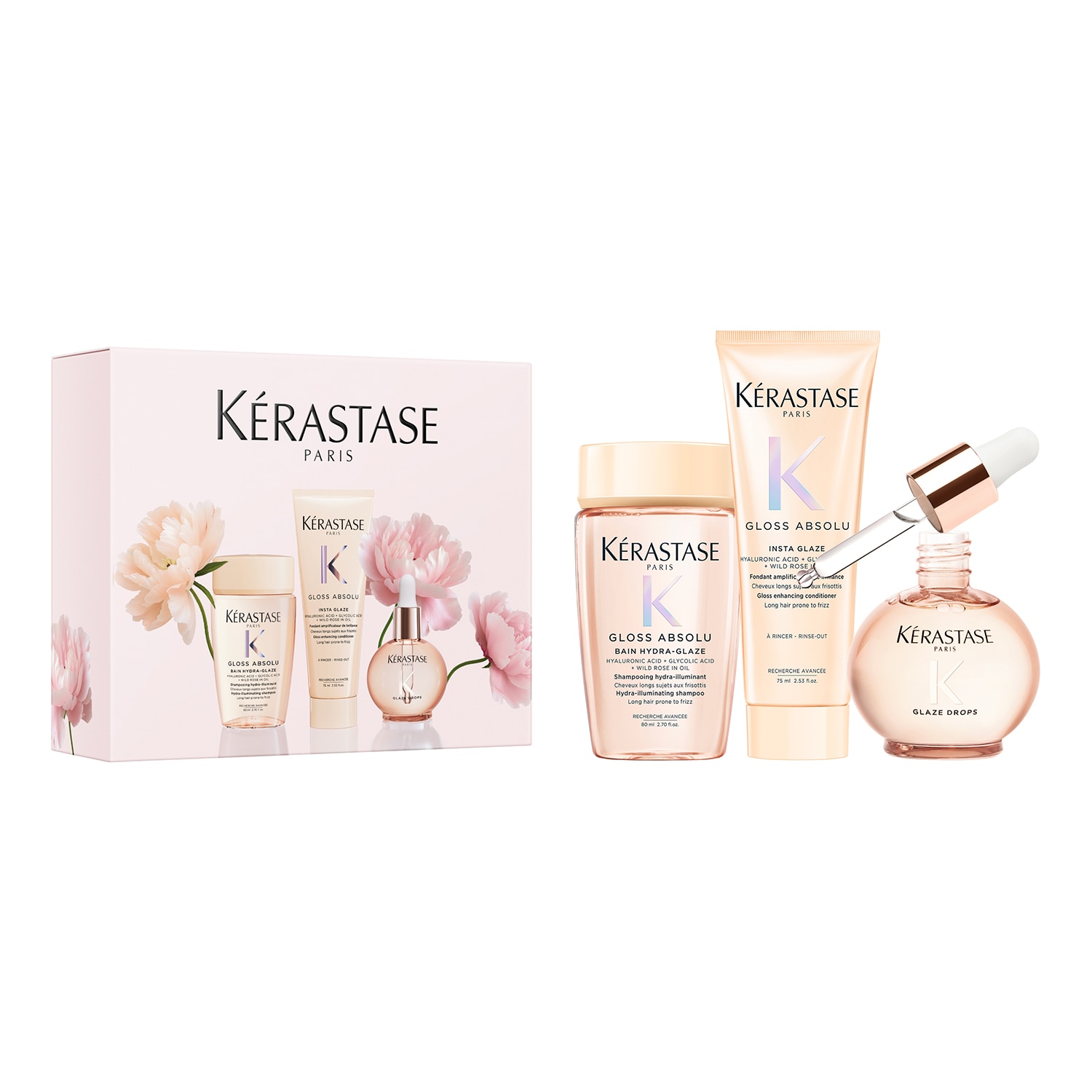 Gloss Absolu - Parlaklık Veren Üçlü Saç Bakım Seti | KÉRASTASE