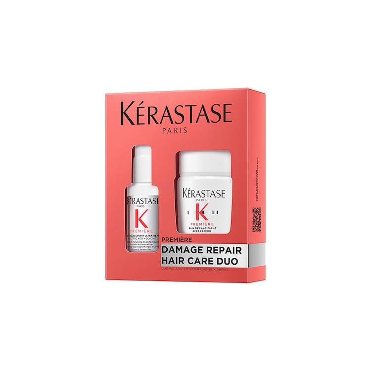Première - Coffret découverte bain et concentré décalcifiant pour cheveux abîmés