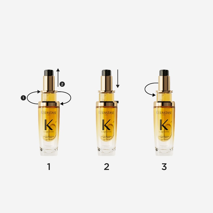 Elixir Ultime - Huile Nourrissante Rechargeable pour Cheveux Secs 