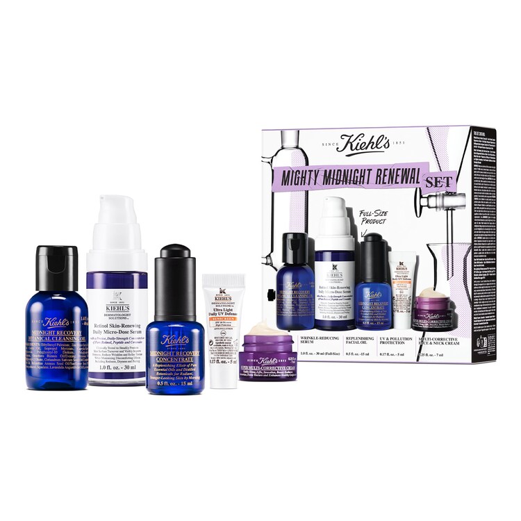 Coffret Mighty Midnight Renewal Limpeza - Sérum Anti-idade e Proteção UV