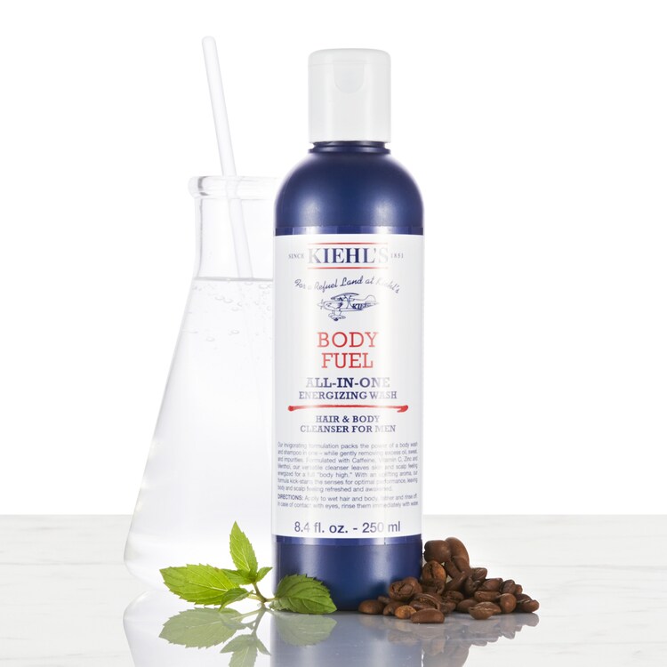 Body Fuel All-In-One Energizing Wash - Gel nettoyant pour corps et cheveux homme