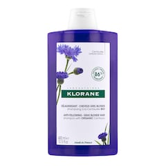Capillaire - Shampoing D&eacute;jaunissant A La Centaur&eacute;e BIO - Cheveux Gris, Blonds, KLORANE