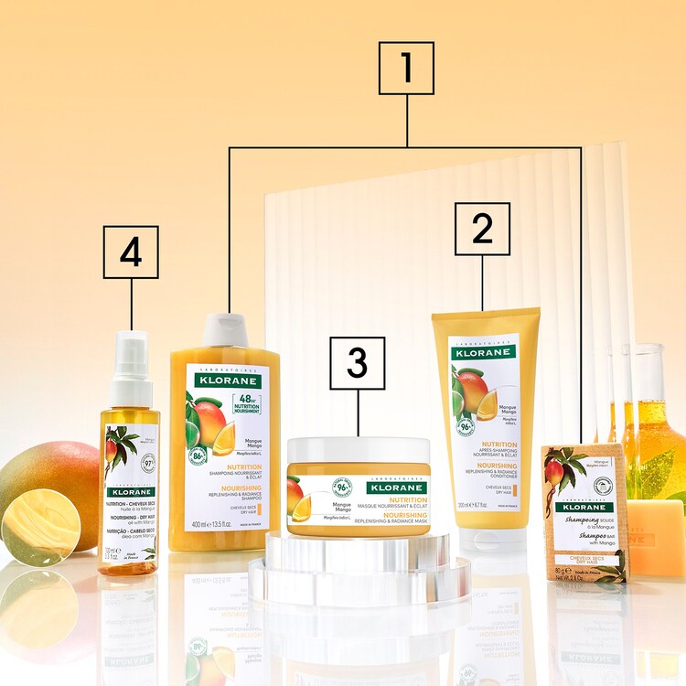 Masque Nutrition - Masque à la Mangue médicinale cheveux secs