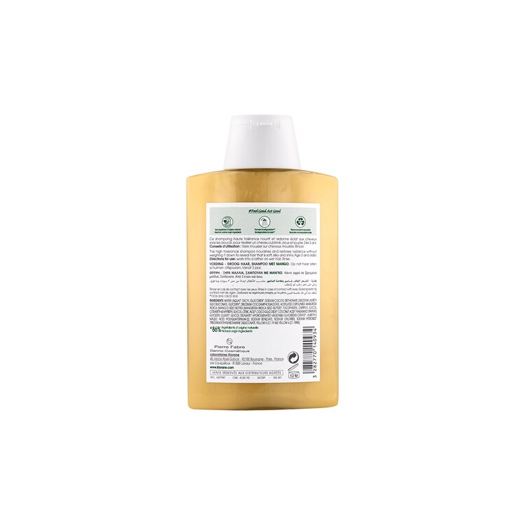 Shampoing Nutrition à la Mangue - Shampoing pour Cheveux secs