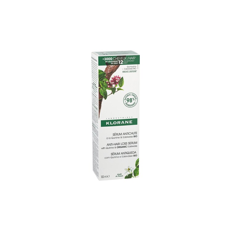 Sérum antichute à la Quinine & Edelweiss BIO - Sérum contre la Chute de cheveux