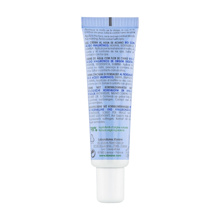 Crème d'Eau de Bleuet au Bleuet BIO et Acide hyaluronique - Crème Visage et yeux