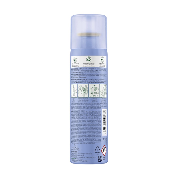 Capillaire - Shampoing Sec Volume Au Lin BIO - Cheveux Fins, Sans Volume