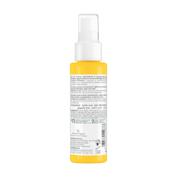 Capillaire - Spray à la Camomille - Illumine - Cheveux Blonds