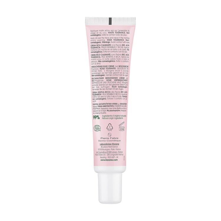 Pivoine Visage - Crème Riche Apaisante à la Pivoine BIO