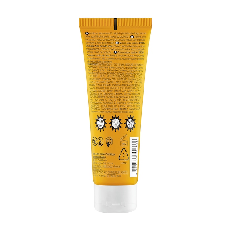 Crème solaire sublime SPF 50+ au Monoï & Tamanu BIO - Crème solaire visage