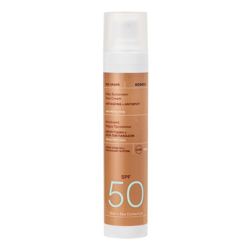 Korres - Red grape - Krem Ochronny Do Twarzy Spf50 - Red grape Face Spf50 - Dla Kobiet