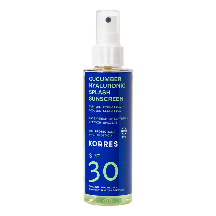 CUCUMBER HYALURONIC - Spray ochronny do twarzy i ciała z SPF 30/50