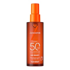 SUN BEAUTY - Huile S&egrave;che Soyeuse Acc&eacute;l&eacute;rateur de Bronzage Spray SPF 50, LANCASTER