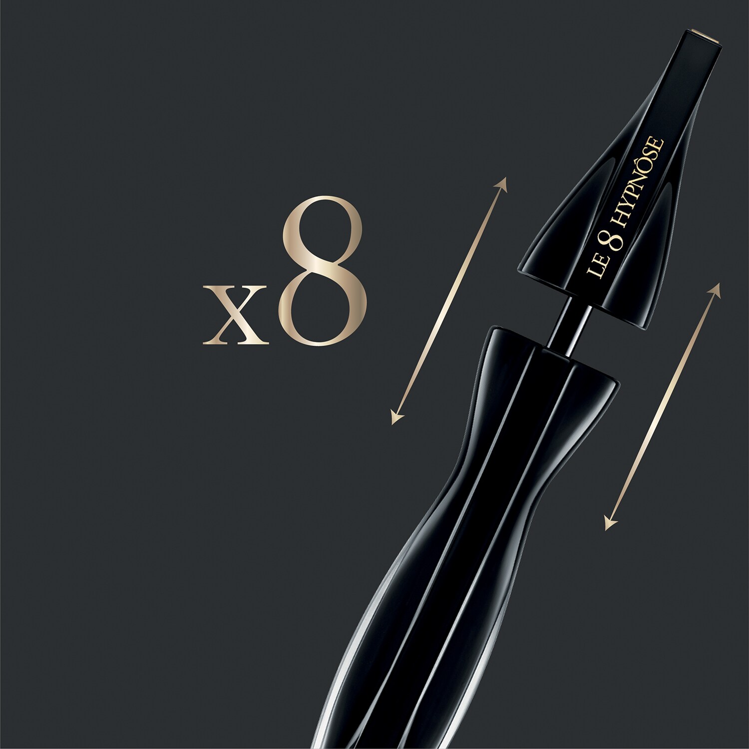 Тушь для объема ресниц Lancôme Le 8 Hypnôse, 01 Noir Sculptural, 8 мл