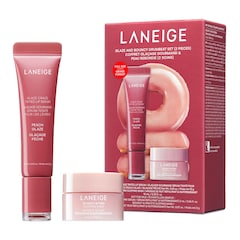 Glazed and Bouncy Drumbeat Set &ndash; Coffret Baume L&egrave;vres et Masque de Nuit Visage, LANEIGE