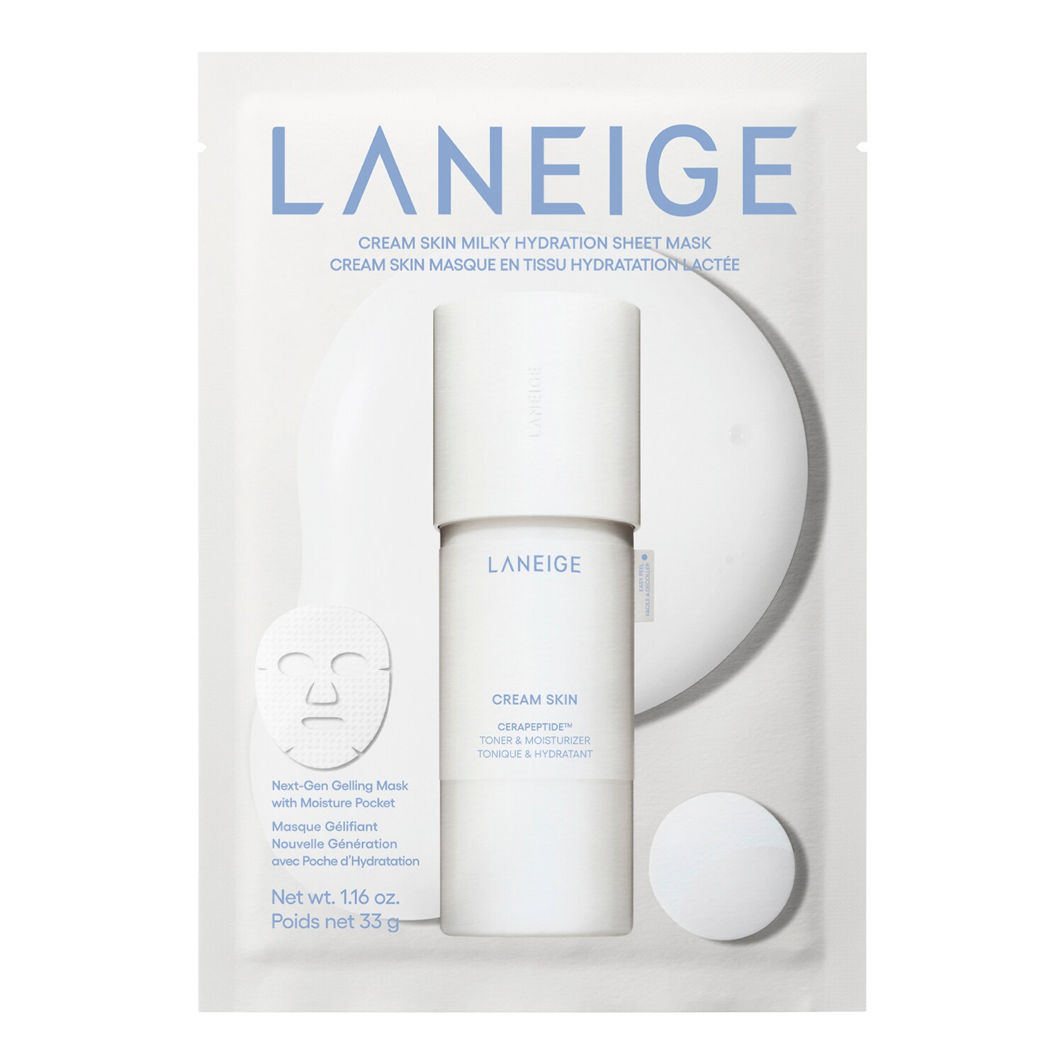 LANEIGE - Cream Skin Milky Hydration Sheet Mask - Hydratační a zklidňující látková maska