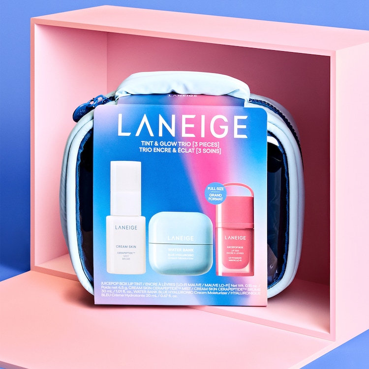 Tint & Glow Trio - Coffret Cuidado Hidratante Rosto e Lábios, edição limitada
