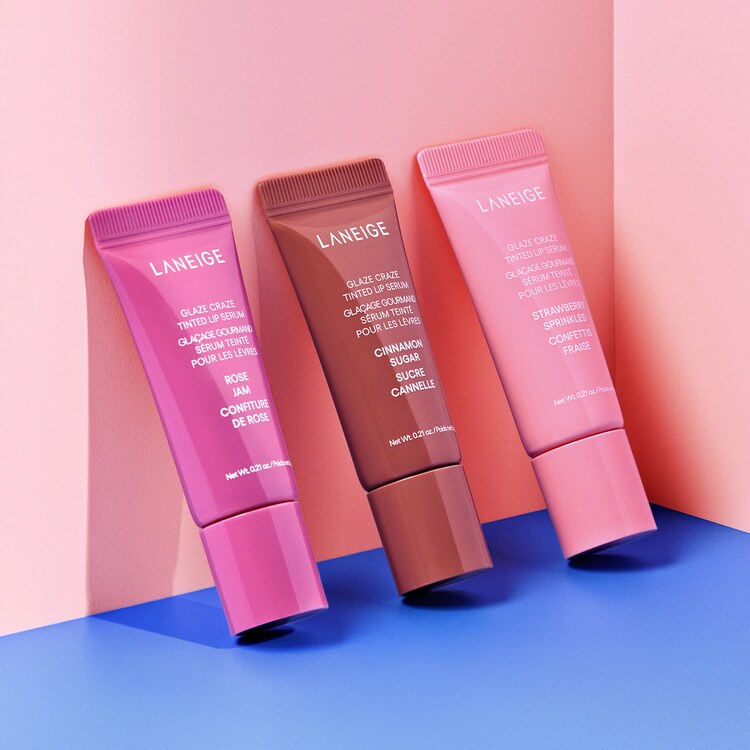 Glassy Lip Minis - Estuche de sérums labiales con color de edición limitada