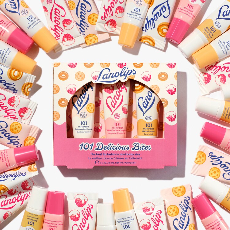 101 Delicious Bites - Bálsamos labiales en formato mini