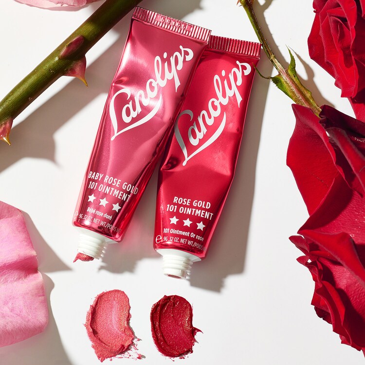 Lanolips Rose Gold 101 Ointment - Cor para lábios e bochechas