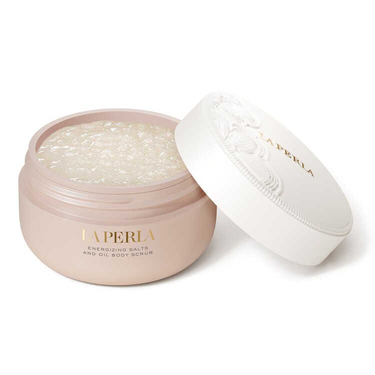 La Perla Beauty - Energetyzujący peeling solny do ciała na bazie olejów