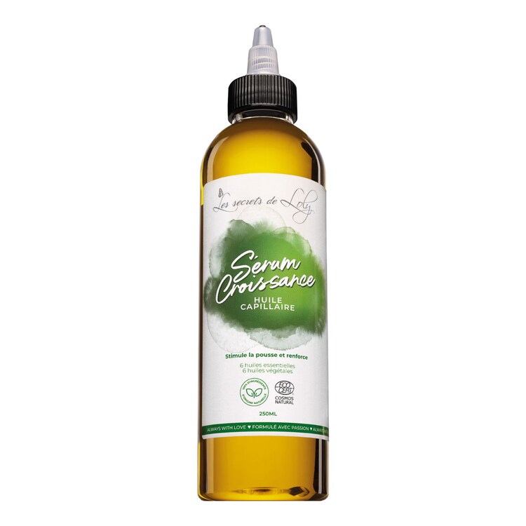 Sérum Croissance - óleo capilar, estimula o crescimento e reforça