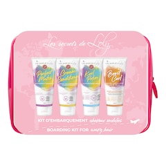 Trousse Voyage - Rituel soin cheveux ondul&eacute;s, LES SECRETS DE LOLY
