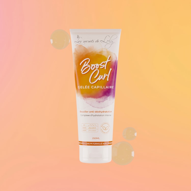 Boost Curl - Soin sans rinçage, Gelée capillaire, bouclier anti-déshydratation