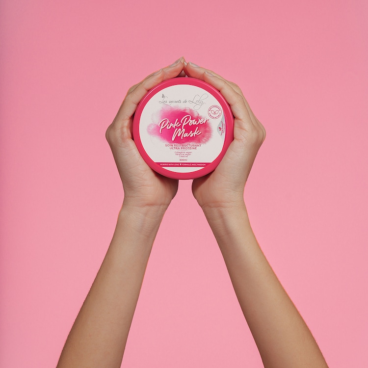 Pink Power Mask - Cuidado reestruturante ultra-protéico
