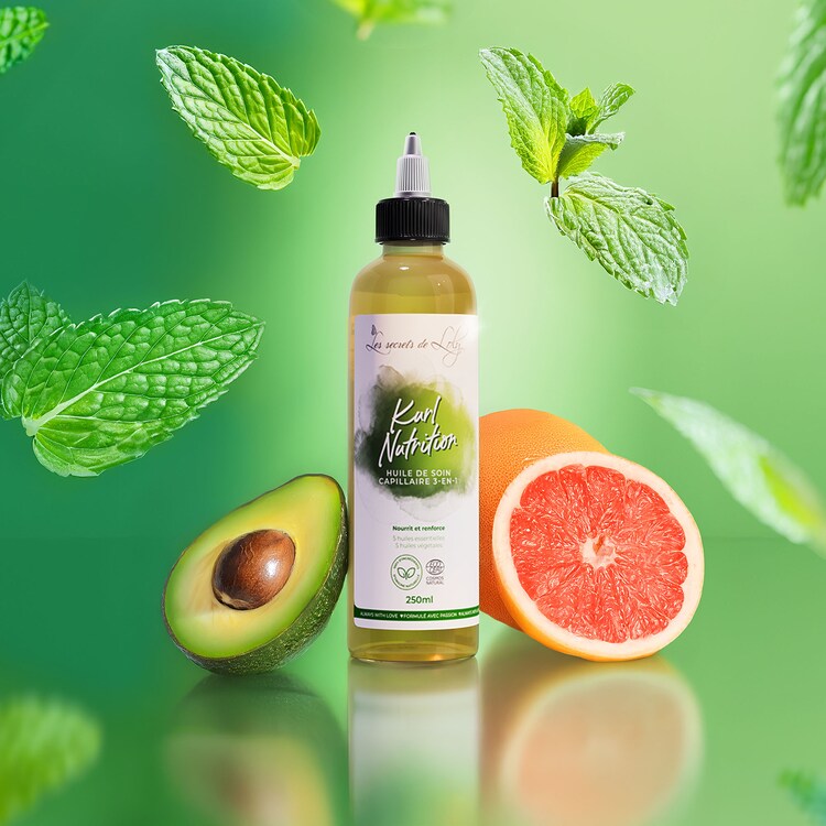 Kurl Nutrition - Aceite de tratamiento capilar 3 en 1
