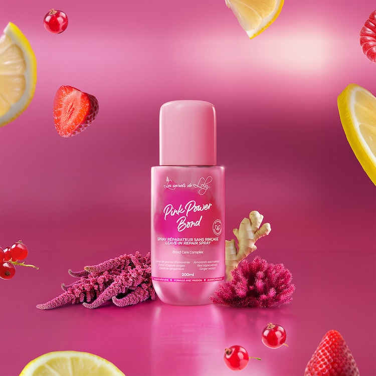 Pink Power Bond - Espray reparador para el cabello sin aclarado