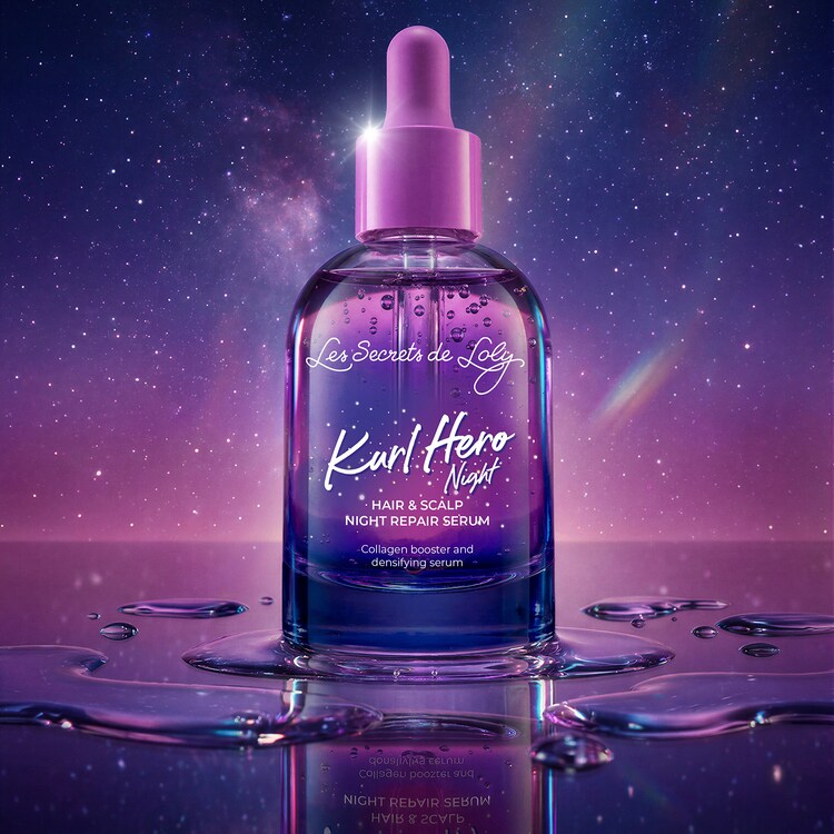 Kurl Hero Night - Sérum Nuit Réparateur Cheveux & Cuir Chevelu