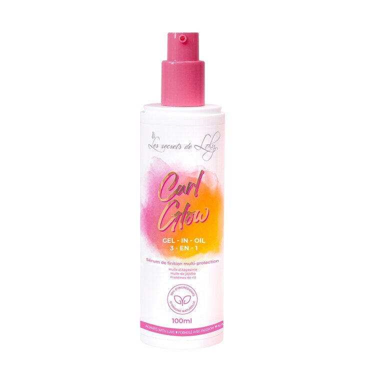 Curl glow Gel-in-oil - Sérum de finition multi-protection