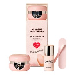 Gel Manucure Kit - Coffret vernis semi permanent 3 en 1, LE MINI MACARON