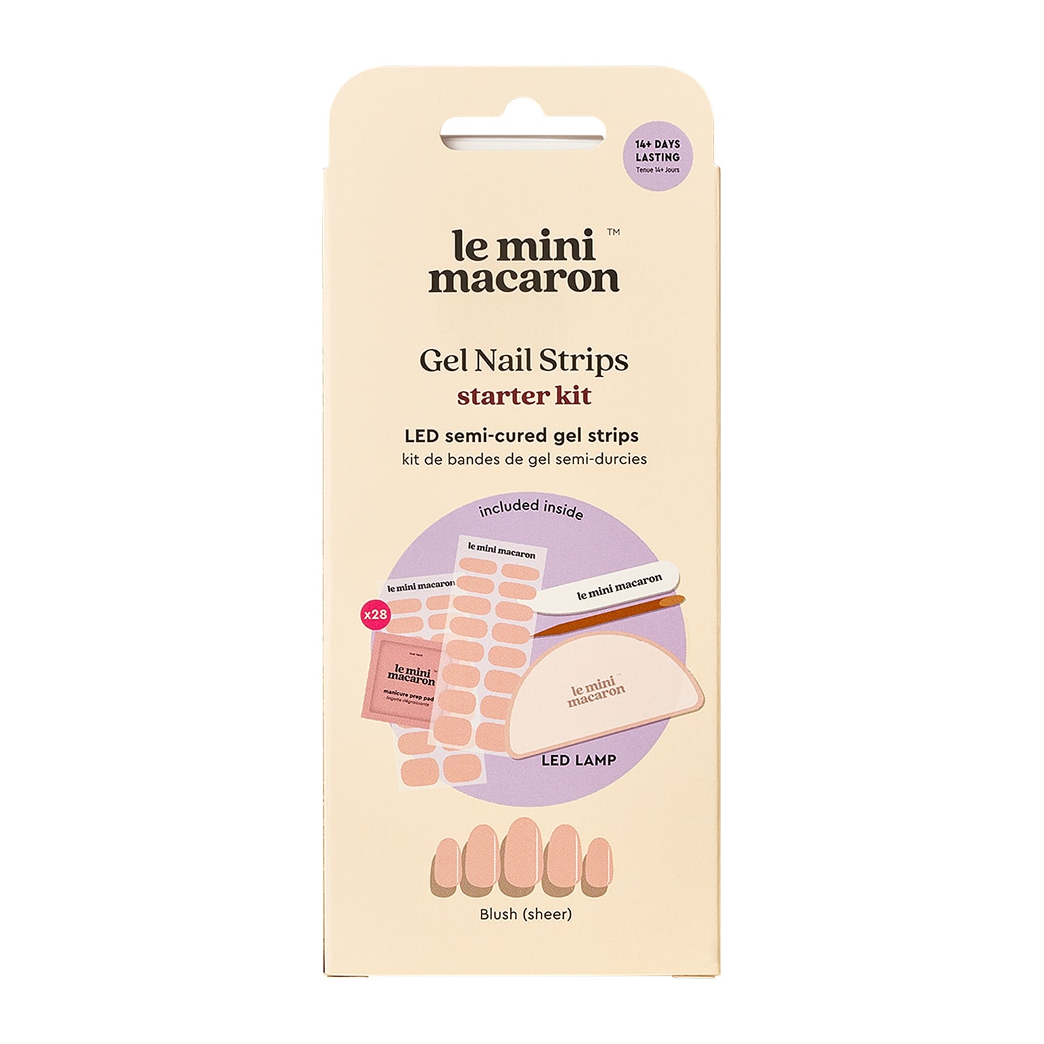 Blush Gel Nail Strips Starter