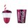 Coca-Cola Cherry Cup Pot Balm - Hydratační balzám na rty