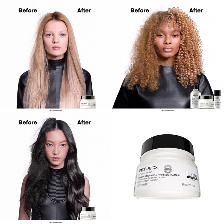 Metal Detox - Maschera per tutti i tipi di capelli
