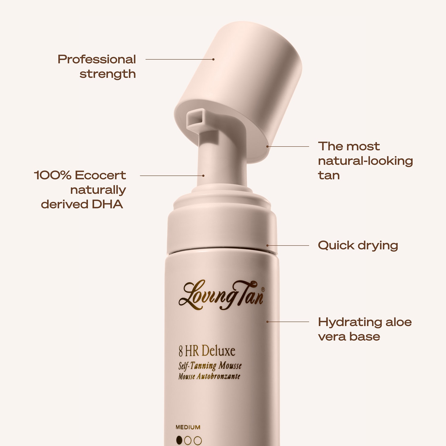 Deluxe Bronzing Mousse Medium