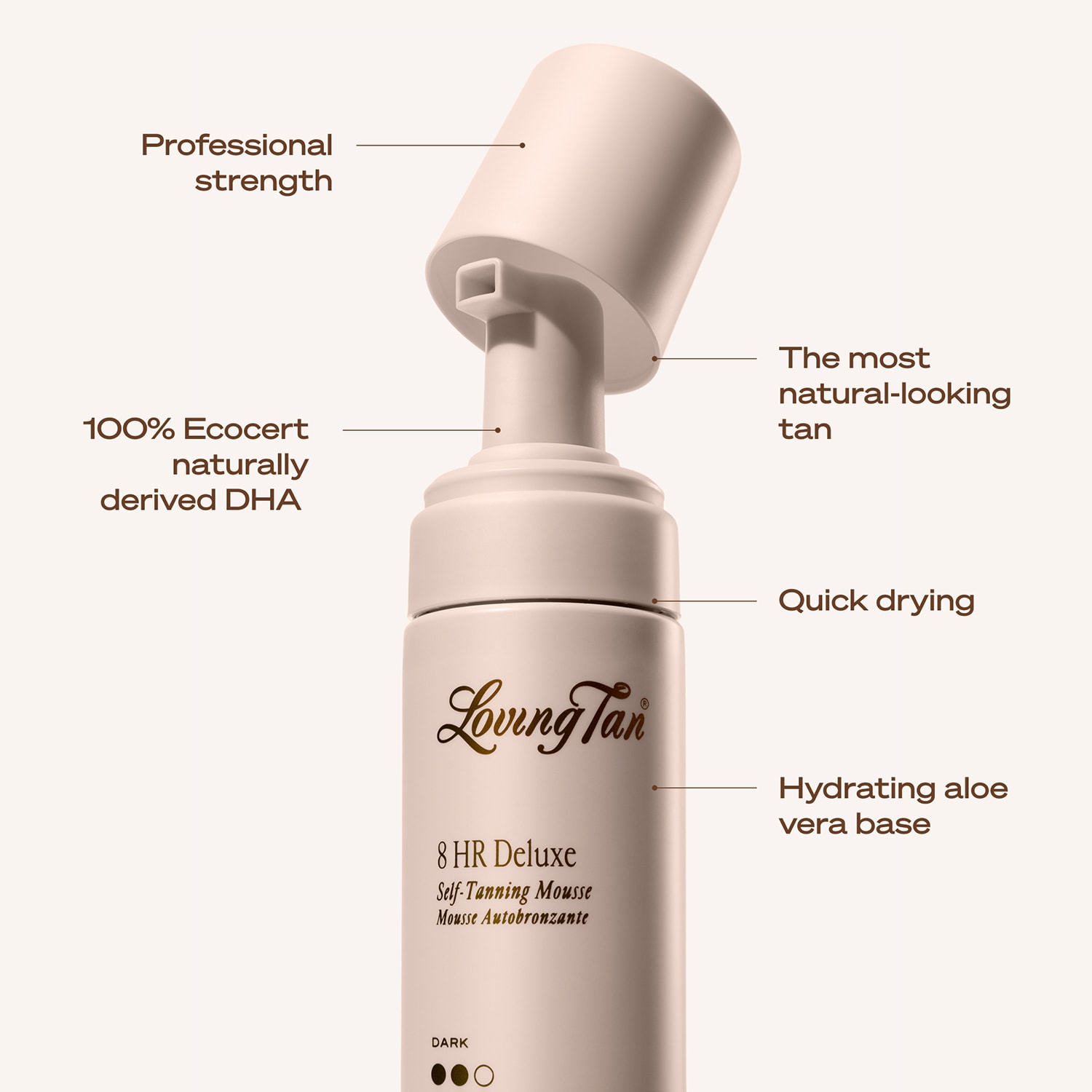 Deluxe Bronzing Mousse Dark