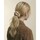 The Midi Scrunchie Beige - hedvábná gumička do vlasů