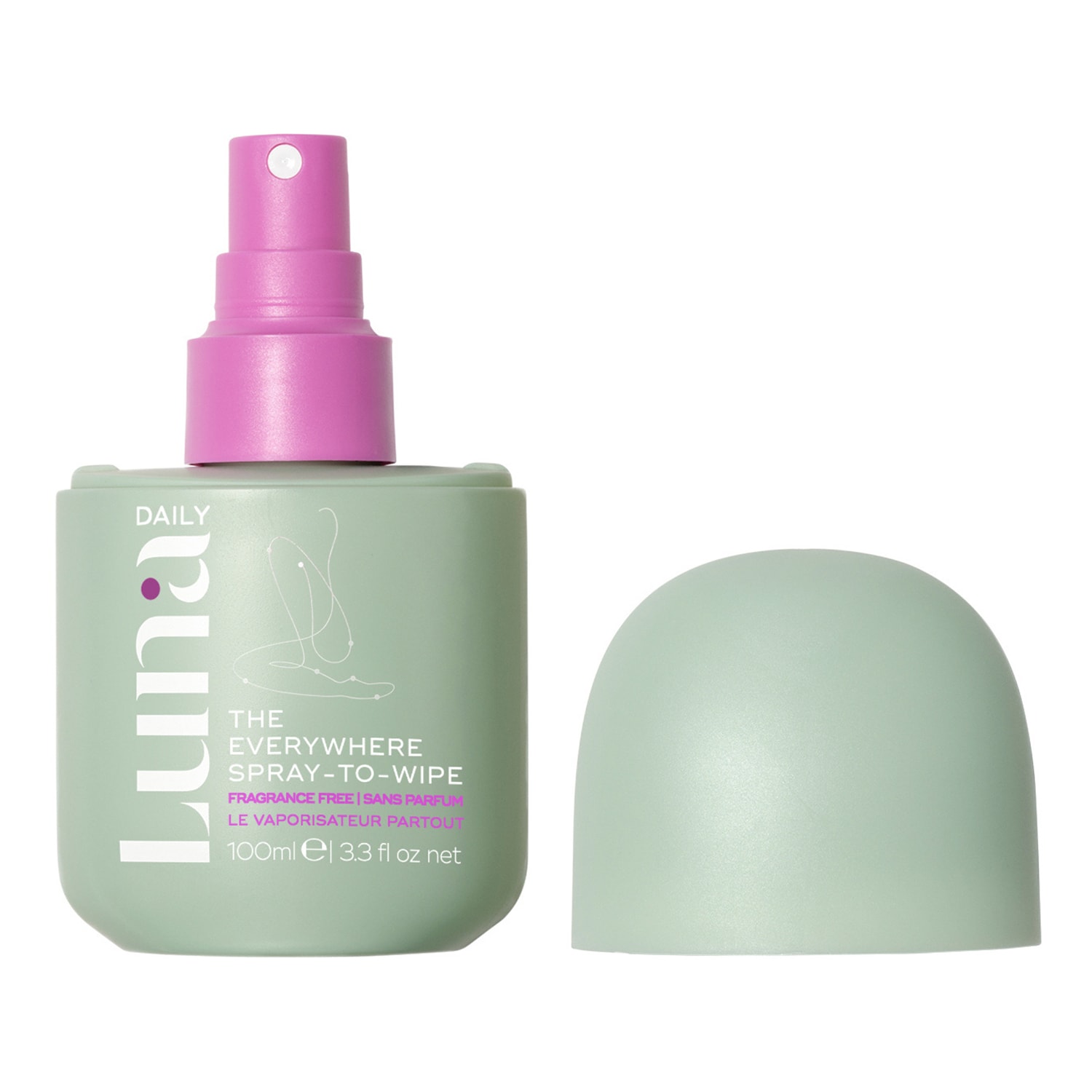 The Everywhere Spray-To-Wipe - Fragrance Free with Prebiotics + Vitamins C+E