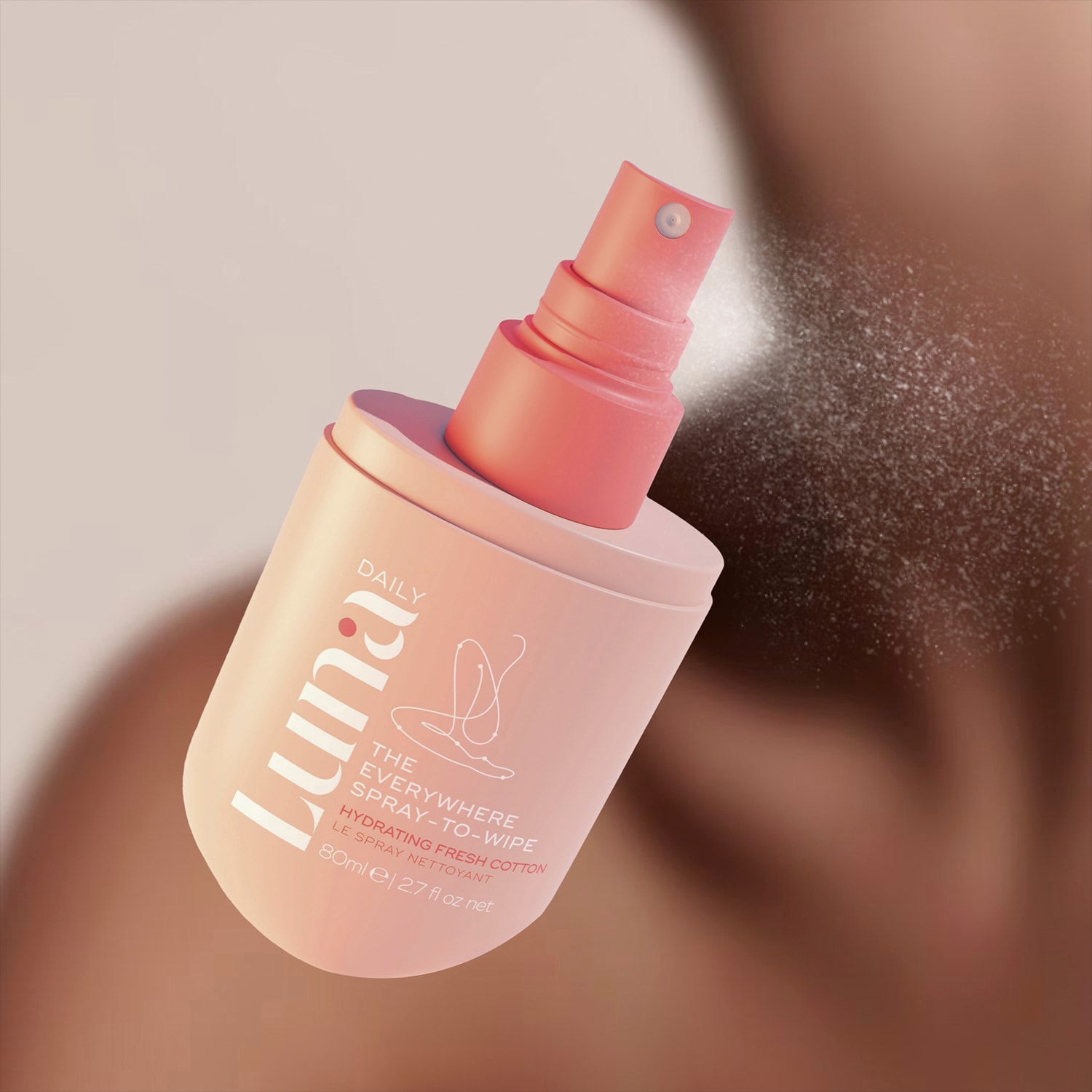 Spray-to-Wipe Hydrating