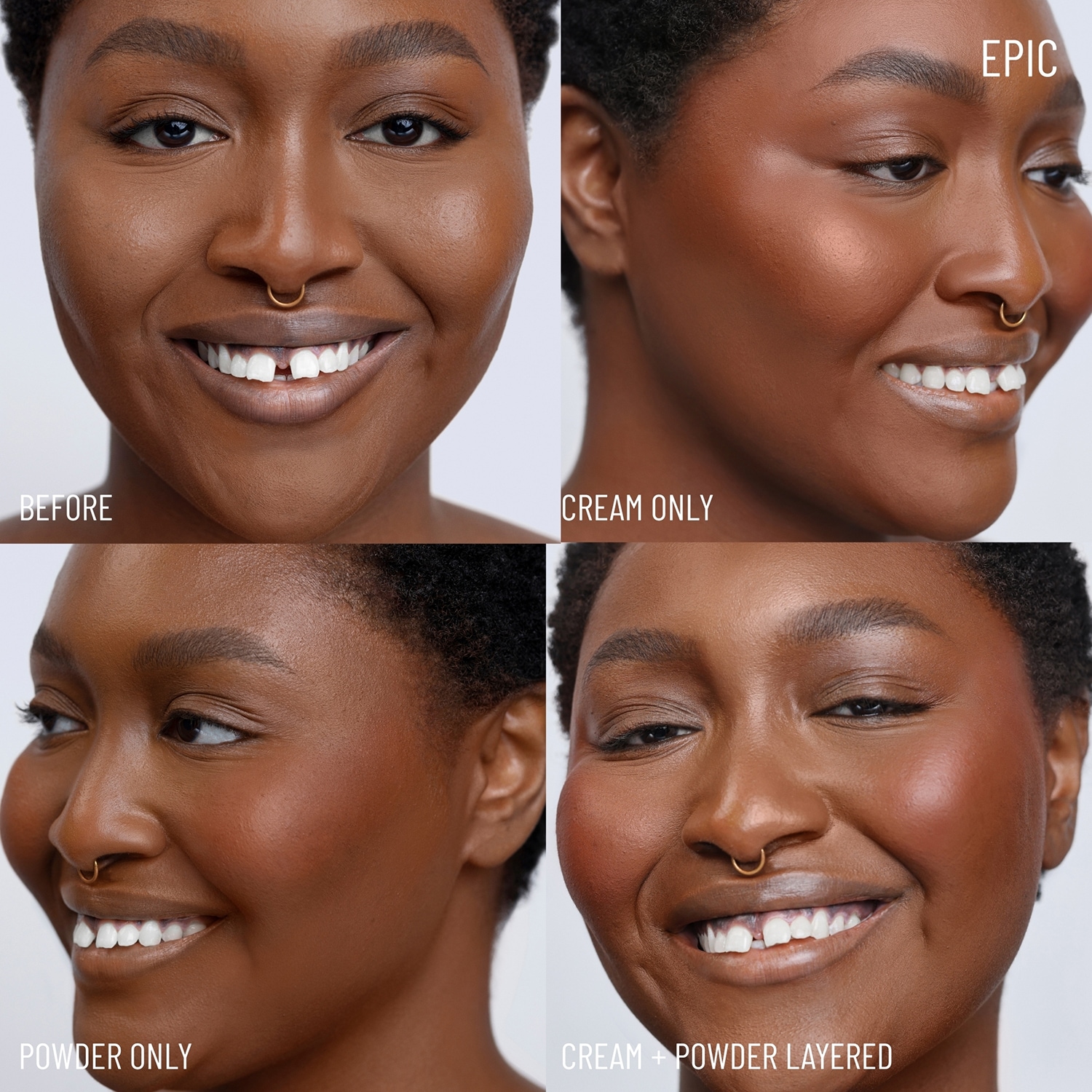 Higher Standard Longwear Multidimensional Blush Duo - Cream and Powder Blush Duo